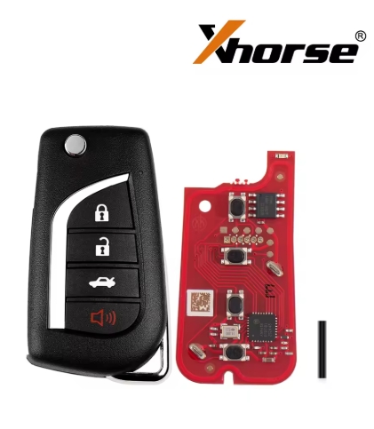 Xhorse XKTO12EN Toyota Style 4-Button Universal Wired Remote