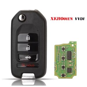 Xhorse XKHO01EN Honda-style 3+1 button