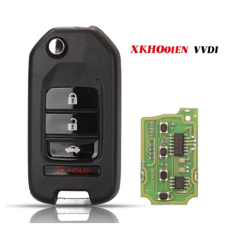 Xhorse XKHO01EN Honda-style 3+1 button